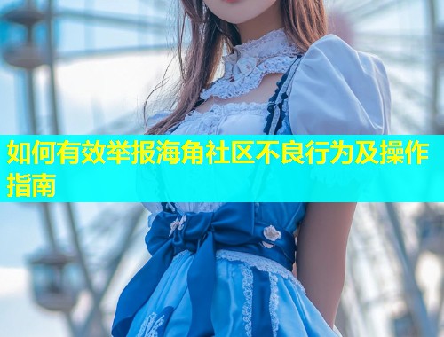 如何有效举报海角社区不良行为及操作指南 如何有效举报海角社区不良行为及操作指南
