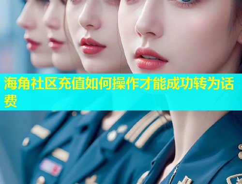 海角社区充值如何操作才能成功转为话费