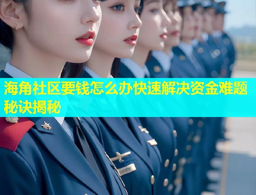 海角社区要钱怎么办快速解决资金难题秘诀揭秘